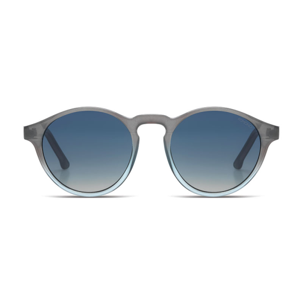 Komono Sonnenbrille Devon underwater milky red, rauchgrau getönte Gläser, Frontansicht